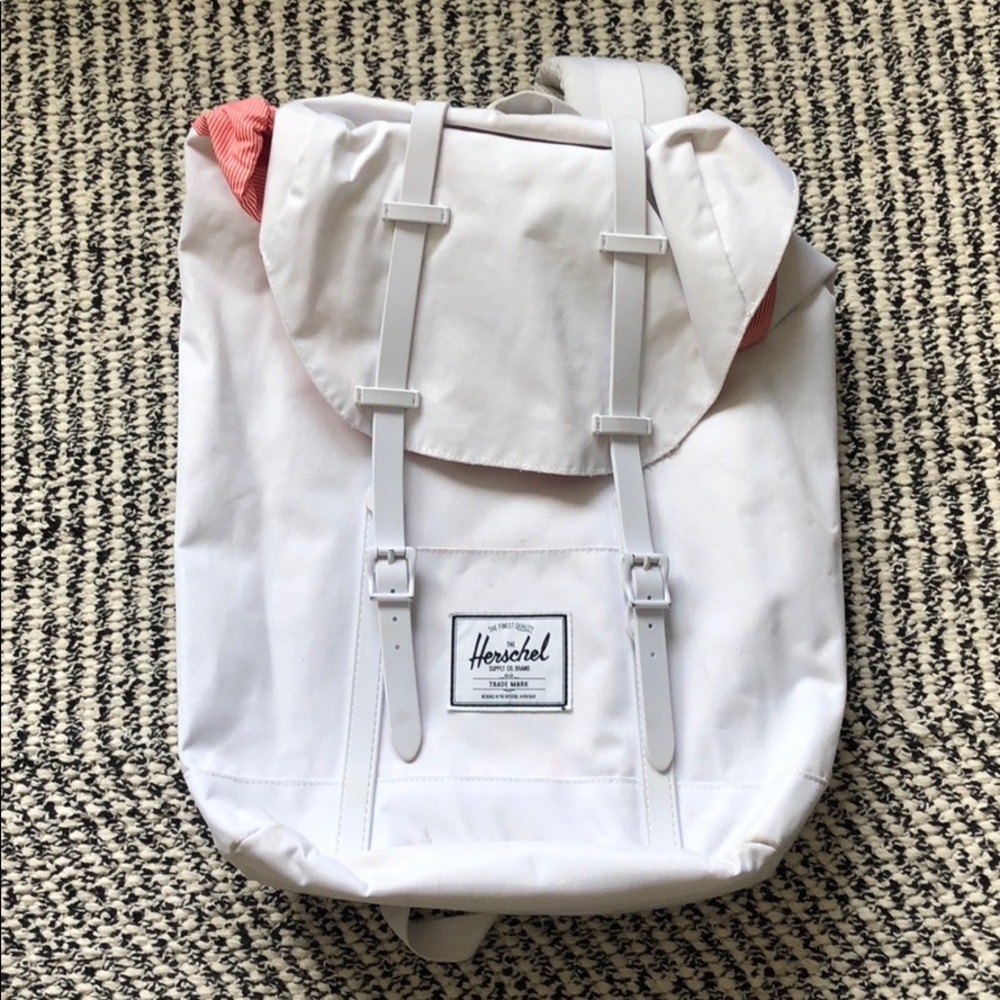 Herschel White Backpack